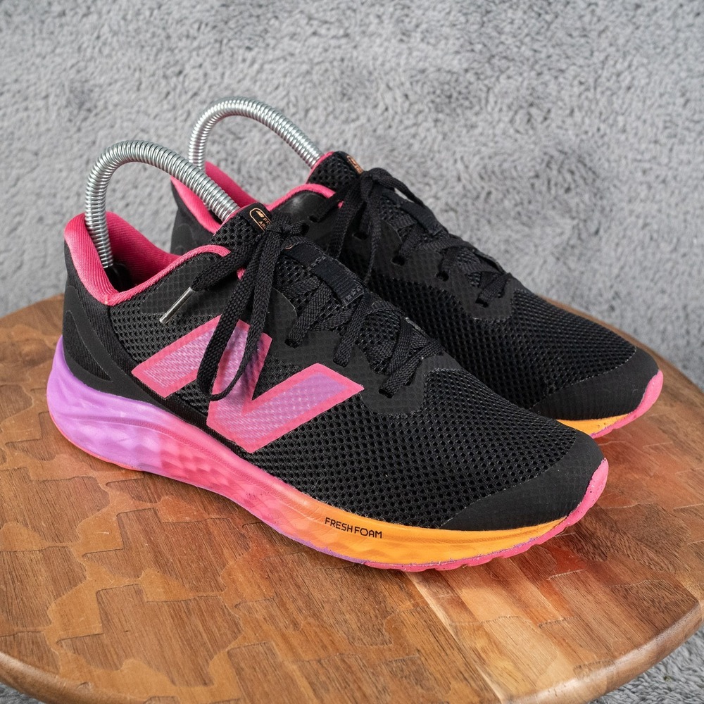 New Balance Fresh Foam Arishi v4 Mesh Low Top Sneakers Black Pink US 5 M